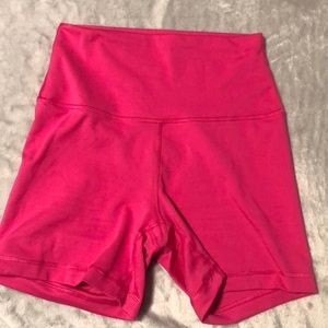 HOT PINK athletic shorts